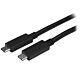 StarTech.com USB-C Cable with Power Delivery (3A) - M/M - 2 m (6 ft.) - USB 3.0 - USB-IF 