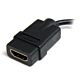 StarTech.com Micro HDMI to HDMI Adapter - 4K 30Hz Video - Durable High Speed Micro HDMI Type-D to HDMI 1.4 Converter/Cable Adapter Dongle - Ultra HD HDMI Monitors, TVs & Displays - M/F
