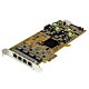 StarTech.com 4 Port Gigabit Power over Ethernet PCIe Network Card - PSE / PoE PCI Express NIC