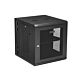 StarTech.com 4-Post 12U Wall Mount Network Cabinet with 1U Shelf, 19" Hinged Wall-Mounted Server Rack for Data / AV / Electronics / Computer Equipment, Flexible Vented Rack Enclosure