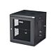 StarTech.com 4-Post 12U Wall Mount Network Cabinet with 1U Shelf, 19" Hinged Wall-Mounted Server Rack for Data / AV / Electronics / Computer Equipment, Flexible Vented Rack Enclosure