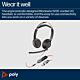 HP Poly Blackwire 5220 Stereo USB-C Headset +3.5mm Plug +USB-C/A Adapter