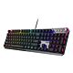 MSI STRIKE 600 SILENT UK keyboard Gaming USB QWERTY UK International Black