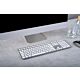 CHERRY KW 9100 SLIM FOR MAC keyboard Universal USB + Bluetooth QWERTY English Silver