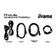 iiyama ProLite 34” curved ultra-wide screen with 15cm height adjustable stand