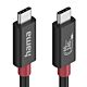 Hama 00200799 USB cable USB4 Gen 4x2 1 m USB C Black