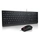 Lenovo KB MICE_BO Essencial WR KBMS GB A1 keyboard Mouse included Universal USB UK English Black