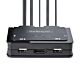 StarTech.com 2-Port Hybrid USB-C HDMI Cable KVM Switch, 4K 60Hz, Compact KVM with 6ft/1.8m USB-A/HDMI/Audio & 4ft/1.2m USB-C Integrated Host Cables, Bus Powered - Remote Push Button/Hotkey Switching
