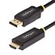 StarTech.com 3.3ft (1m) DisplayPort to HDMI Adapter Cable, 4K 60Hz with HDR, DP to HDMI 2.0b, Active Video Converter, DisplayPort Desktop to HDMI Monitor