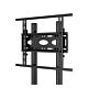 B-Tech Universal Flat Screen Floor Stand (VESA 600 x 400) - Twin 1.8m Ø50mm Poles
