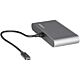 StarTech.com Dual-Monitor Thunderbolt Mini Dock, 4K 60Hz HDMI, Driverless Hub for Windows & Mac, Gigabit Ethernet, 1 x USB 5Gbps & 1x USB 2.0, 11in (28cm) Cable