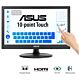 ASUS VT168HR computer monitor 39.6 cm (15.6") 1366 x 768 pixels WXGA LED Touchscreen Black
