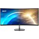 MSI Pro MP341CQ 34 Inch Curved Monitor, 1500R, UWQHD (3440 x 1440), 21:9, 100Hz, VA, 4ms, HDMI, VGA, Built-in Speakers, Anti-Glare, Anti-Flicker, Less Blue light, TÜV , VESA, Kensington, Black