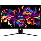 MSI MPG 321CURX QD-OLED computer monitor 80 cm (31.5") 3840 x 2160 pixels 4K Ultra HD Black
