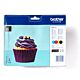 Brother LC-123VALBP ink cartridge 4 pc(s) Original Black, Cyan, Magenta, Yellow