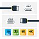StarTech.com 3ft (1m) USB C Cable 10Gbps - USB-IF  USB-C Cable - USB 3.1 Type-C Cable - 100W (5A) Power Delivery Charging, DP Alt e - USB C to C Cord - Charge & Sync