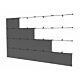 Peerless DS-LEDUNV610-4x4 Black, Silver