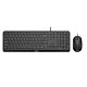 Philips 2000 series SPT6207B/39 keyboard Mouse included Home USB UK English Black