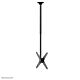 Neomounts FPMA-C340BLACK Monitor/TV mount ceiling 32-75" - h 106-156 cm