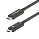 StarTech.com 6ft (2m) Active Thunderbolt 4 Cable, 40Gbps, 100W Power Delivery, 4K/8K Video, Intel- Thunderbolt Cable - Compatible w/ USB4/Thunderbolt 4/ USB 3.2/ USB Type-C/DisplayPort/Thunderbolt 3