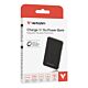 Verbatim Charge 'n' Go Essentials Magnetic Wireless Power Bank 5000 mAh Black