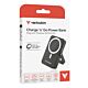 Verbatim Charge 'n' Go Magnetic Wireless Power Bank with stand - 10000 mAh Black