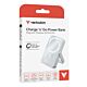 Verbatim Charge 'n' Go Magnetic Wireless Power Bank with stand - 10000 mAh Blue