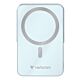 Verbatim Charge 'n' Go Magnetic Wireless Power Bank with stand - 10000 mAh Blue
