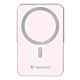 Verbatim Charge 'n' Go Magnetic Wireless Power Bank with stand - 10000 mAh Pink