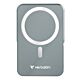Verbatim Charge 'n' Go Magnetic Wireless Power Bank with stand - 10000 mAh Grey