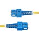 StarTech.com 1m (3.3ft) SC to SC (UPC) OS2 Single e Duplex Fiber Optic Cable, 9/125µm, 40G/100G cord, Bend Insensitive, Low Insertion Loss - LSZH Fiber Jumper Cord