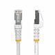StarTech.com 2m White CAT8 Ethernet Cable, Snagless RJ45, 25G/40G, 2000MHz, 100W PoE++, S/FTP, 26AWG Pure Bare Copper Wire, LSZH, Shielded Network Patch Cord w/Strain Reliefs, Individually Tested