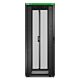 APC Easy Rack, 42U, Black, With Roof, Castors, Feet, 4 Brackets, and Side Panels, No Bottom, 1991H x 800W x 1200D mm