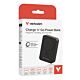Verbatim Charge 'n' Go Essentials Power Bank Magnetic Wireless 20000 mAh Black