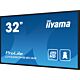 iiyama LH3260HS-B1AG Signage Display Digital A-board 80 cm (31.5") LED Wi-Fi 500 cd/m² Full HD Black Built-in processor Android 11 24/7