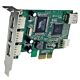 StarTech.com 4 Port PCI Express Low Profile High Speed USB Card