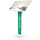 Compulocks Brandable VESA Floor Stand for Screens Up to 32 Inches - White