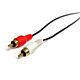 StarTech.com 3 ft Stereo Audio Cable - 3.5mm Male to 2x RCA Male