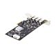 StarTech.com 4-Port USB PCIe Card, USB 3.2 5Gbps, PCI Express Expansion Card with 4x Independent USB Controllers, 4x USB-A Ports, Windows/macOS/Linux