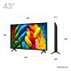 LG 43NANO80A6B.AEK TV 109.2 cm (43") 4K Ultra HD Smart TV Wi-Fi Blue