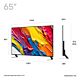 LG 65QNED84A6C.AEK TV 165.1 cm (65") 4K Ultra HD Smart TV Wi-Fi Black