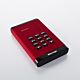 iStorage diskAshur³ HDD 2TB Red | Secure Portable Hard Drive | FIPS 140-3 Level 3 Complaint |Common Criteria EAL 5+ | PIN protected | AES-XTS 256-bit hardware encryption | GDPR, TAA Compliant | Dust/Water Resistant |