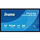 iiyama T4329AS-B1AG computer monitor 108 cm (42.5") 3840 x 2160 pixels 4K Ultra HD LED Touchscreen Black