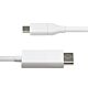 StarTech.com 6ft (2m) USB-C to DisplayPort 1.2 Cable, Bidirectional, 4K 60Hz, White Video Adapter Cord for Apple MacBook Pro / Air M1 M2 M3 M4, Mac Mini / Studio, Thunderbolt Compatible