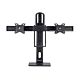 StarTech.com Crossbar Dual Monitor Desk Stand For Double 27-inch Screens, VESA Mount 75x75/100x100, Toolless Height Adjustment, Up To 13.2lb (6kg) Per Display