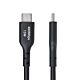 StarTech.com 3m (9.8ft) USB-A to USB-C Charging Cable, Charge & Sync, 3A, USB 2.0, TPE Jacket - Black USB Charging Cord