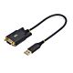 StarTech.com 1ft (30cm) USB to Null em Serial Adapter Cable, COM Retention, FTDI, USB-A to DB9 RS232, Interchangeable DB9 Nuts/Screws, Windows/macOS/Linux