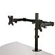 StarTech.com Desk Mount Dual Monitor Arm - Desk Clamp / Gmet VESA Monitor Mount for up to 32 inch Displays - Ergonomic Articulating Monitor Arm - Height Adjustable/Tilt/Swivel/Rotating
