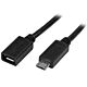 StarTech.com Micro-USB Extension Cable - M/F - 0.5m (20in)