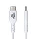 StarTech.com 3ft (1m) USB-A to USB-C Charging Cable, Charge & Sync, 3A, USB 2.0, TPE Jacket - White USB Charging Cord